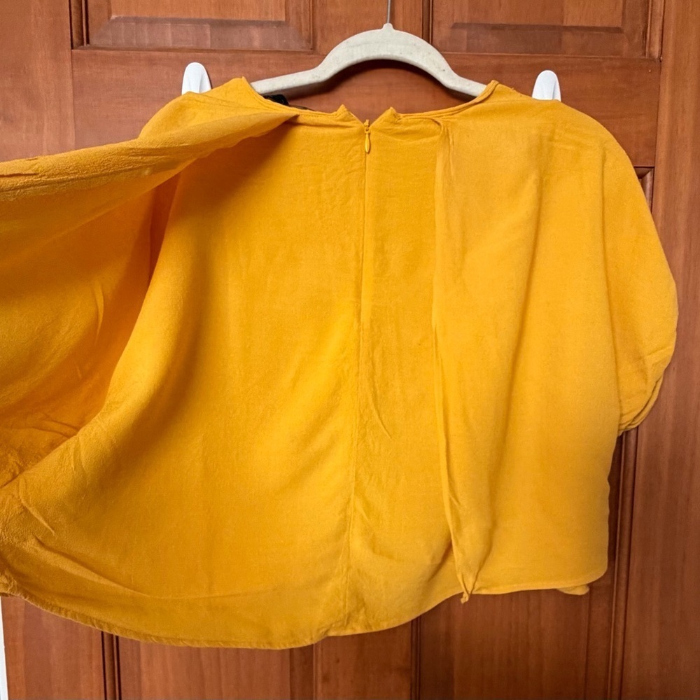 Zara Mustard Yellow Blouse - Picture 5 of 5